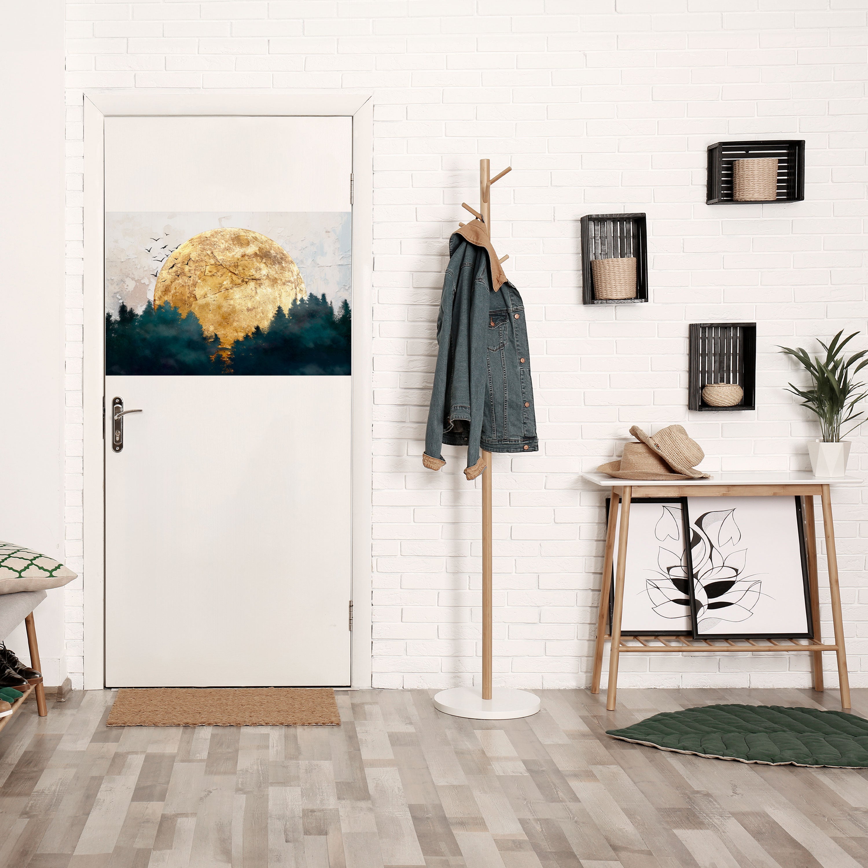 Affiche horizontale autocollante RISING MOON