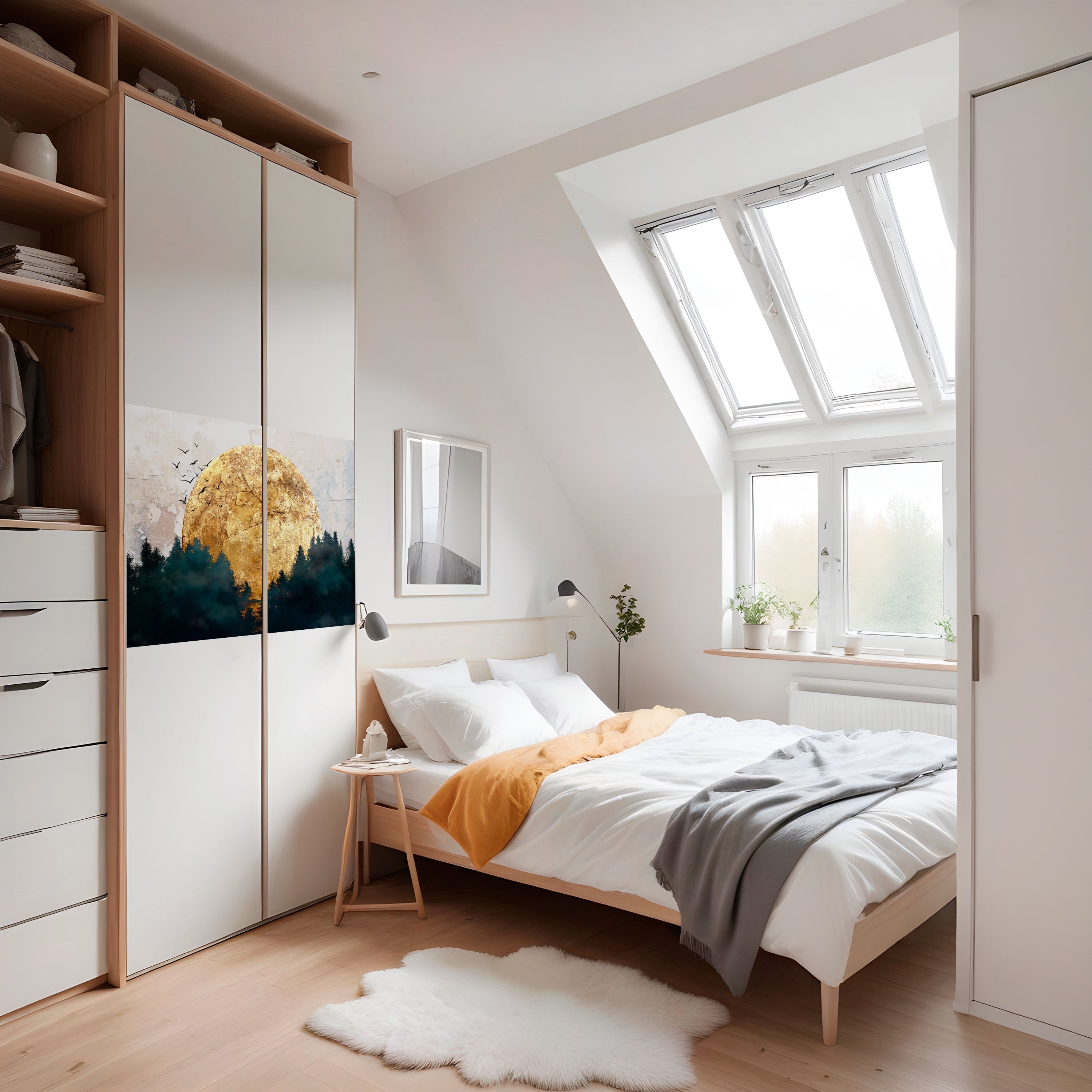 Affiche horizontale autocollante RISING MOON