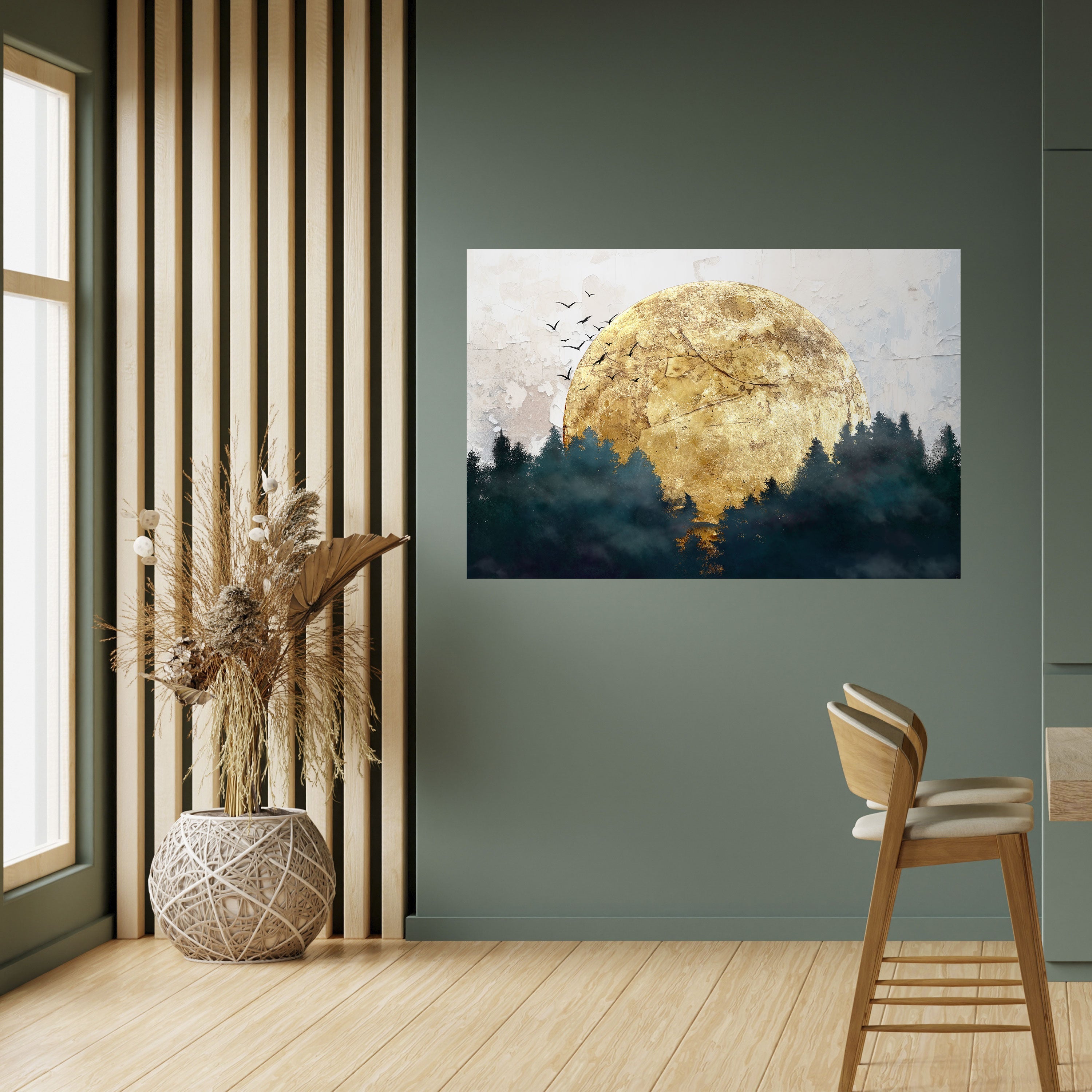 Affiche horizontale autocollante RISING MOON