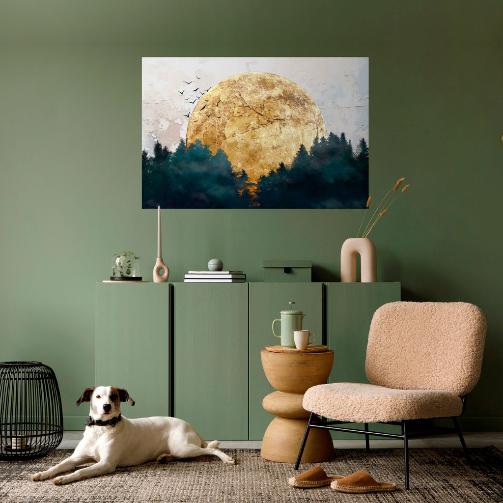 Affiche horizontale autocollante RISING MOON