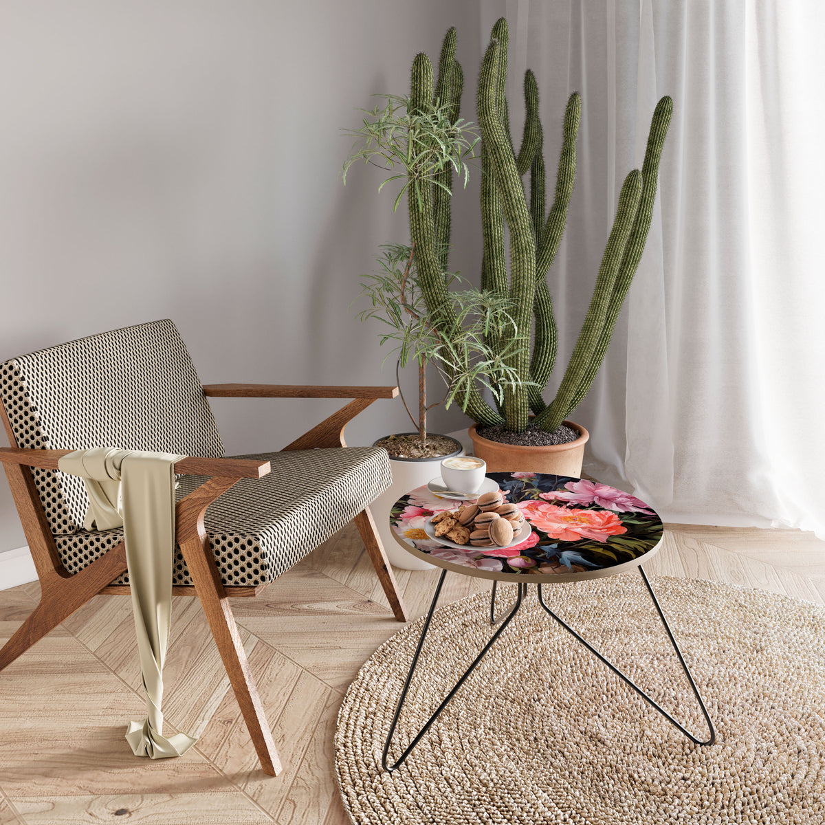 PEONIES BLOSSOM Coffee Table