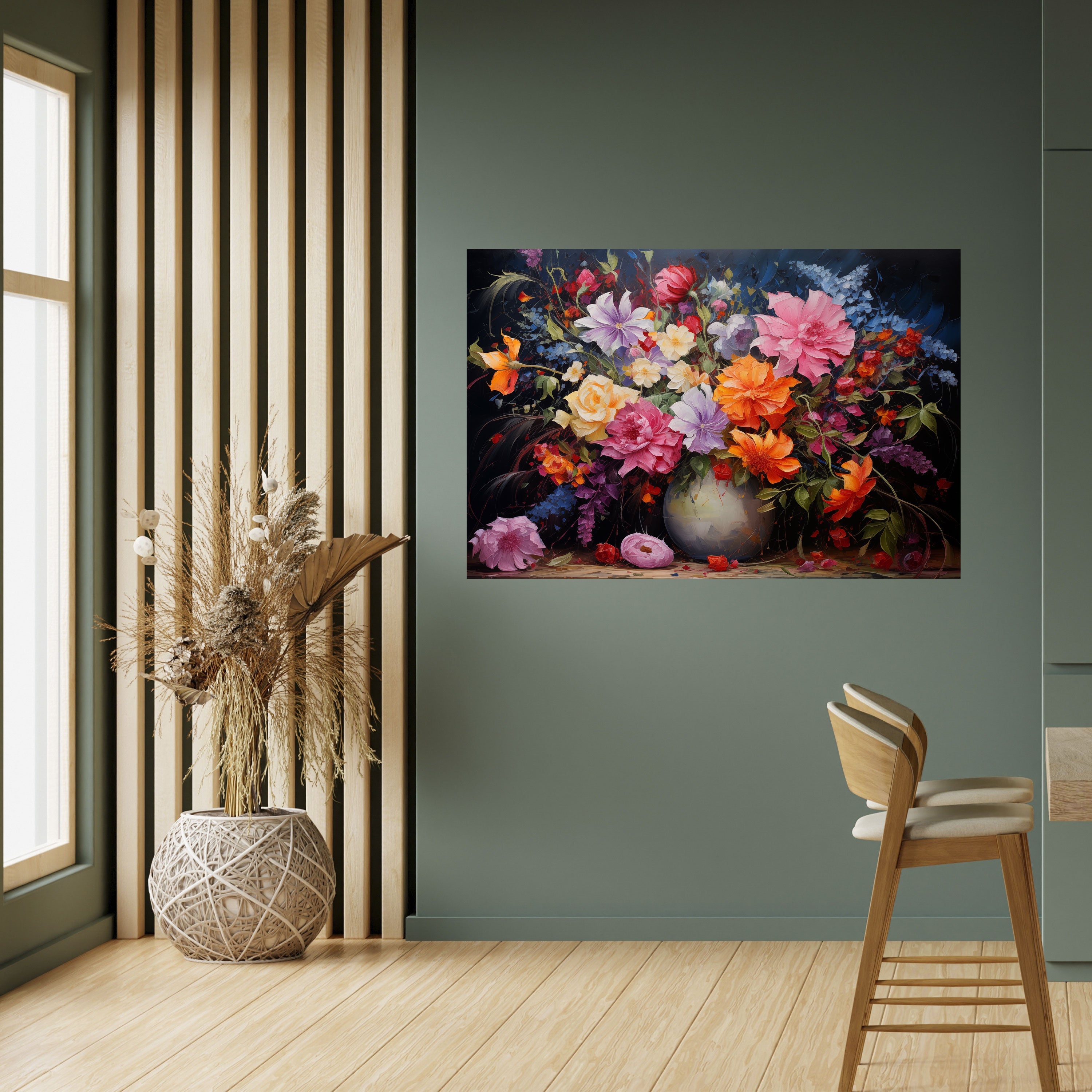 Affiche horizontale autocollante « EUPHORIC BOUQUET »