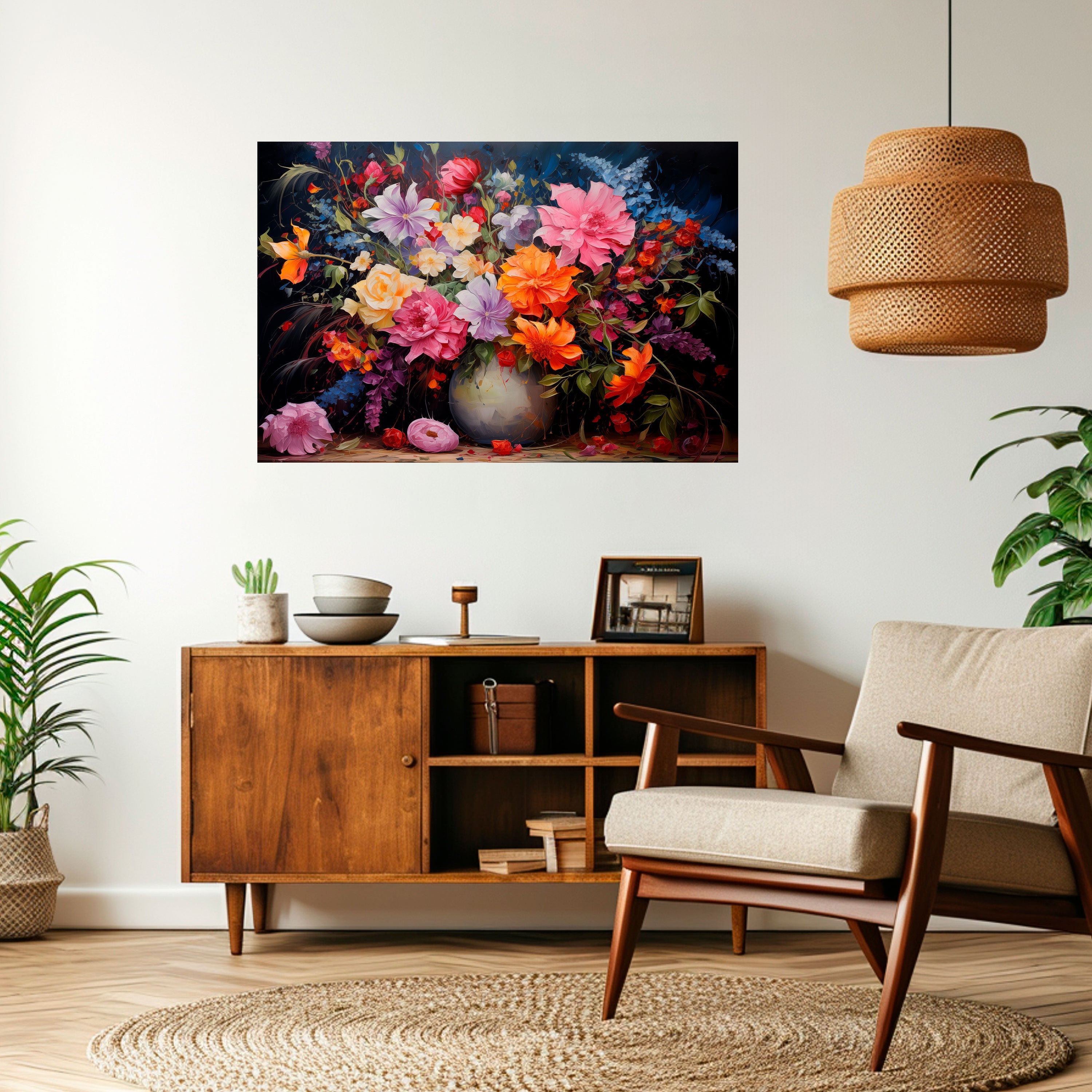 Affiche horizontale autocollante « EUPHORIC BOUQUET »