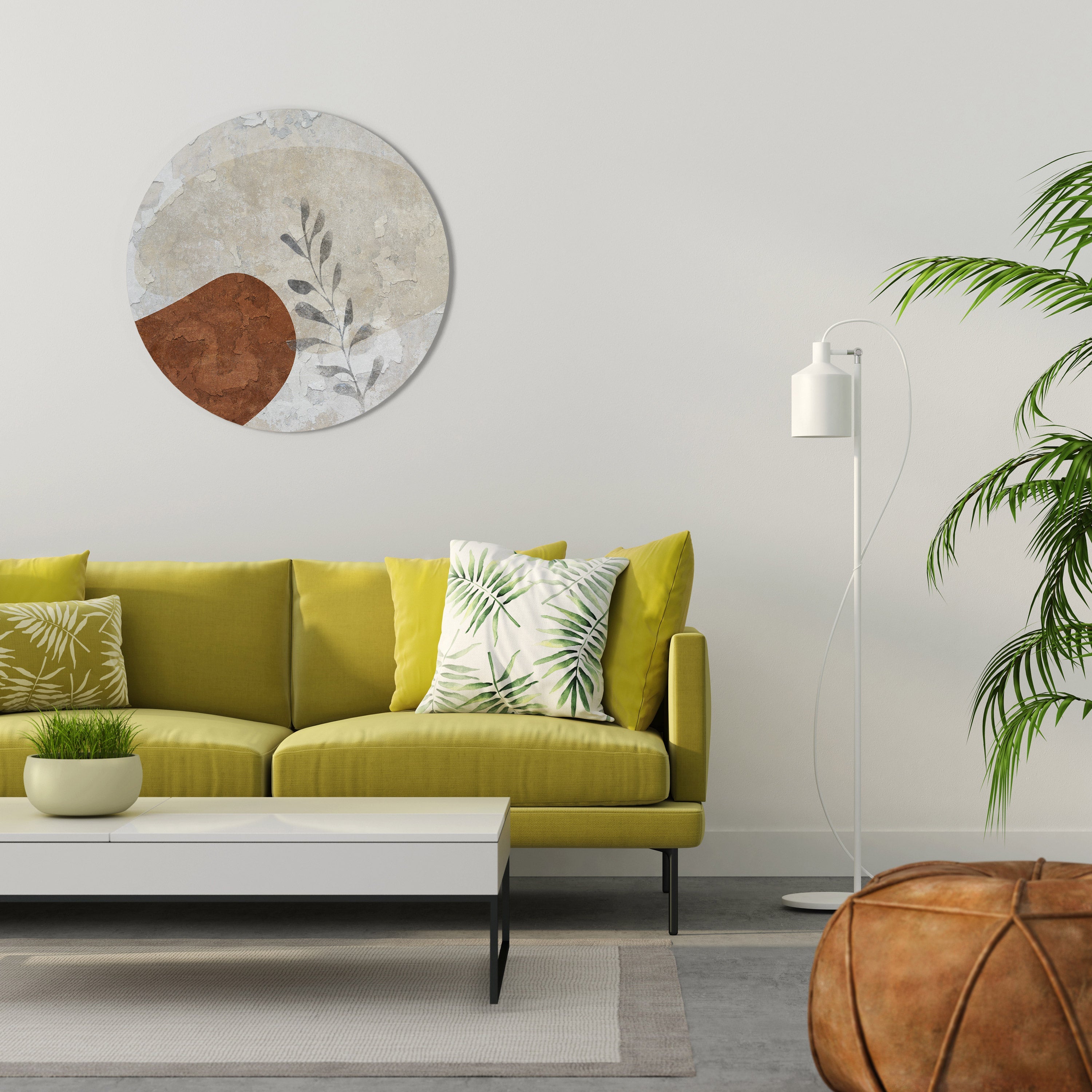 Décoration murale ronde SINGLE SPRIG