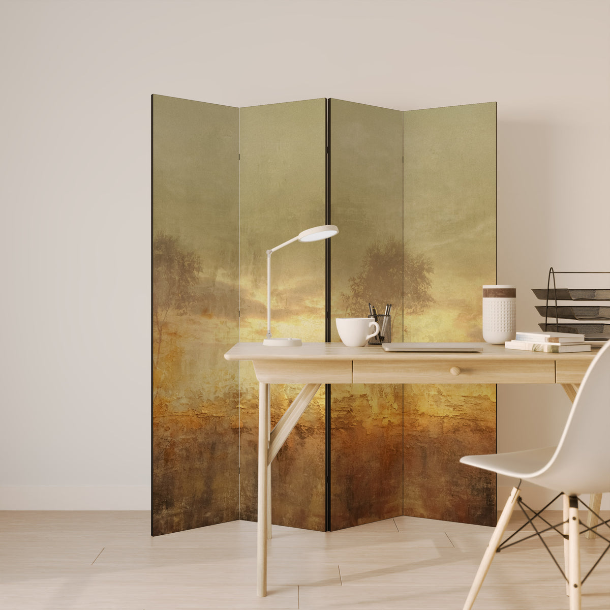 AMBER DREAMSCAPE 4-Panel Room Divider