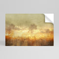AMBER DREAMSCAPE Peel and Stick Horizontal Poster