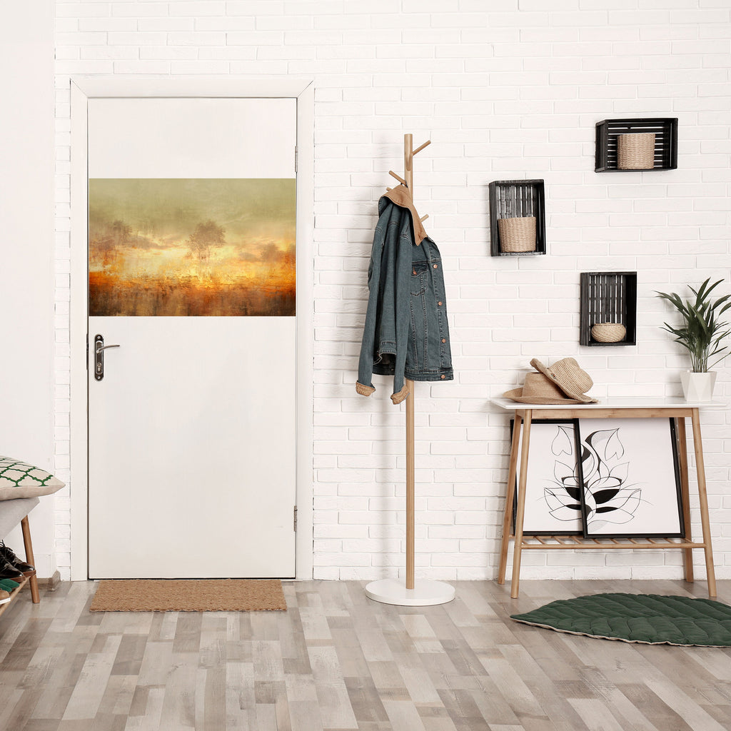 AMBER DREAMSCAPE Peel and Stick Horizontal Poster