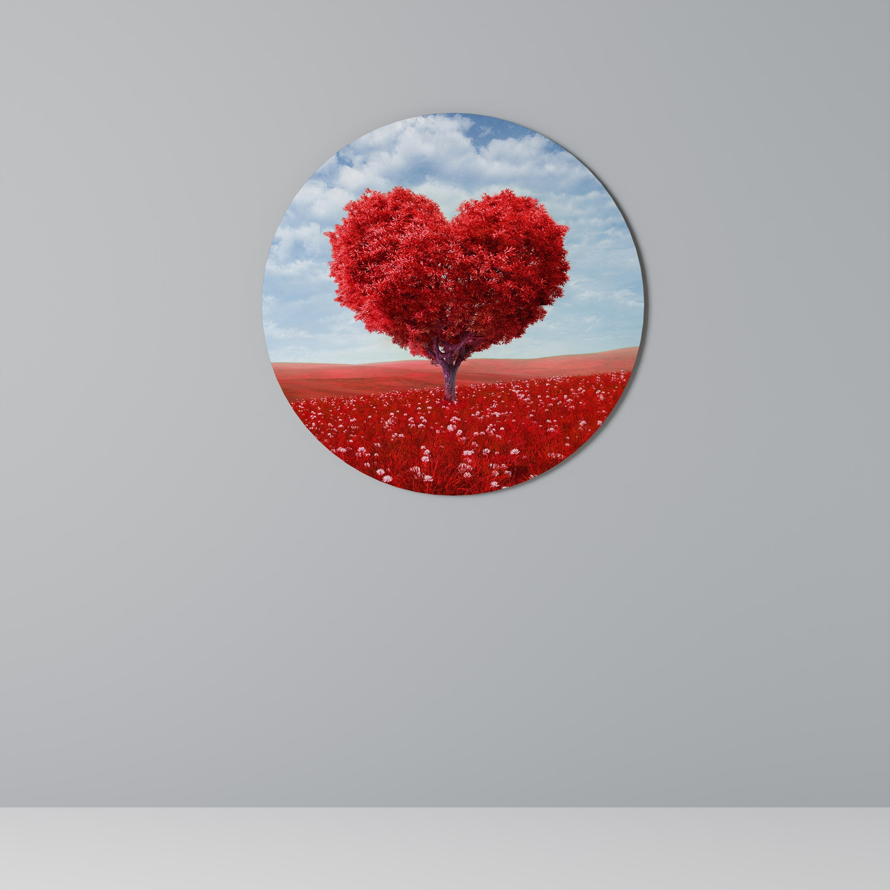 Décoration murale ronde LOVE'S EMBRACE