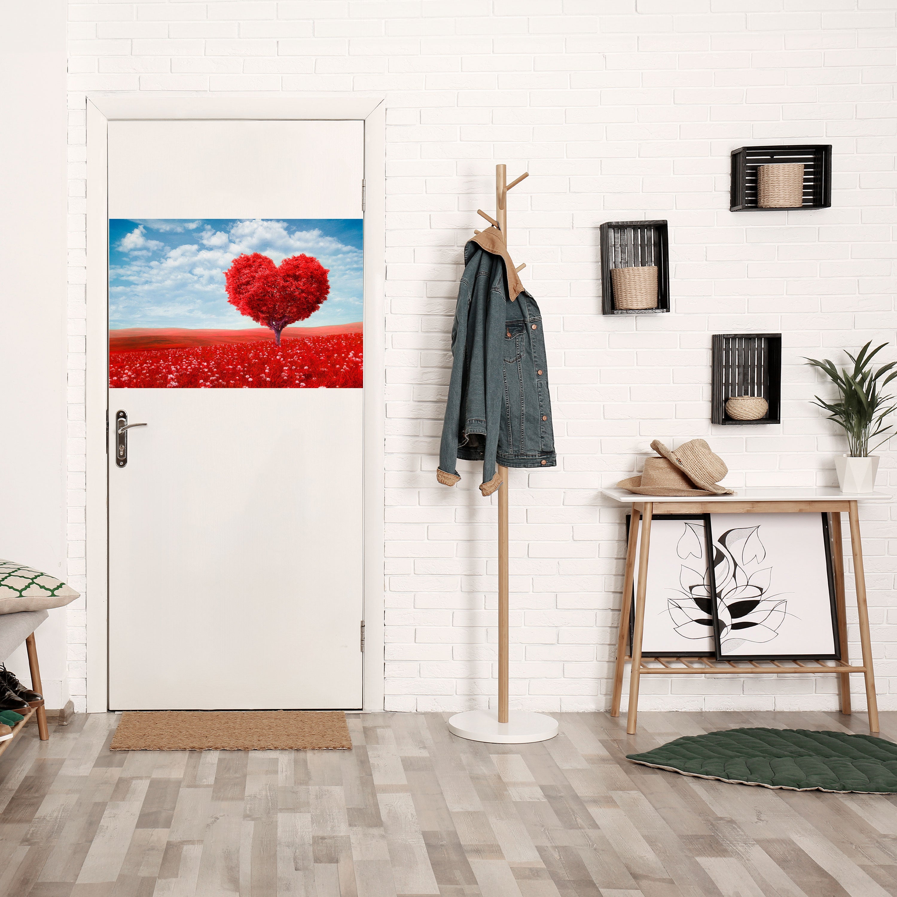 Affiche horizontale autocollante LOVE'S EMBRACE