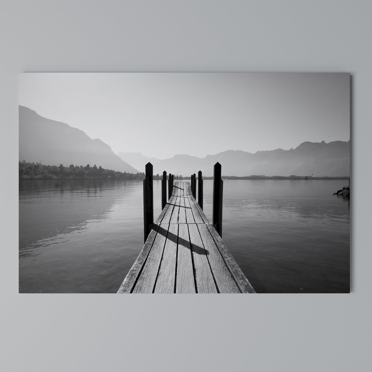 WALK INTO THE DEEP Horizontal Canvas Print