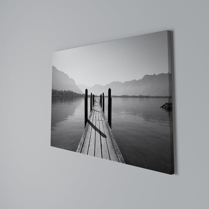 WALK INTO THE DEEP Horizontal Canvas Print