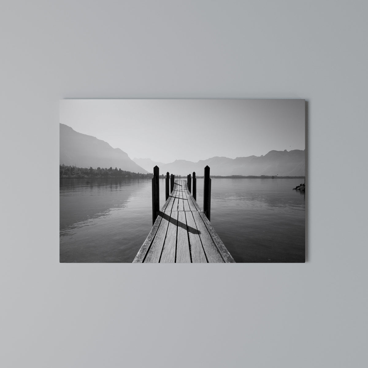 WALK INTO THE DEEP Horizontal Canvas Print