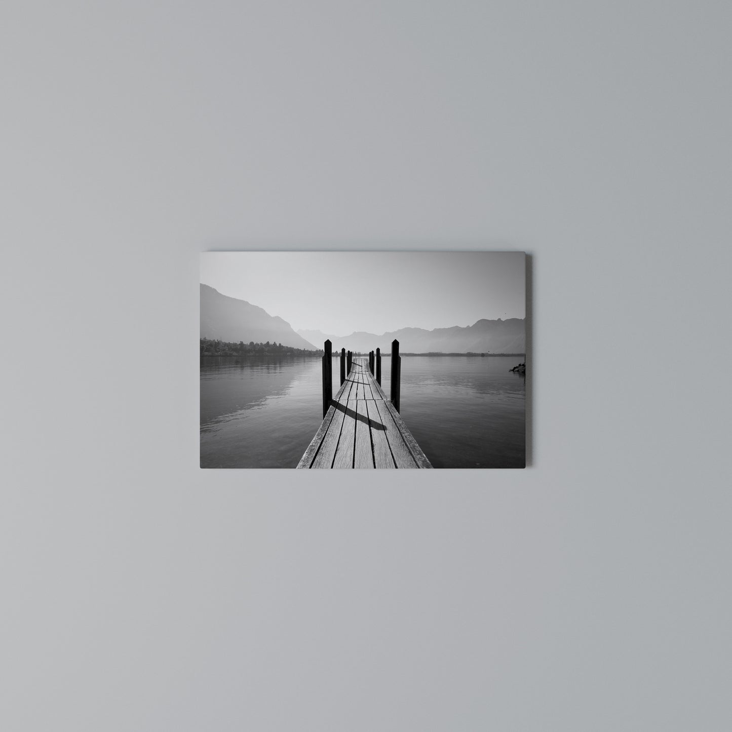WALK INTO THE DEEP Horizontal Canvas Print