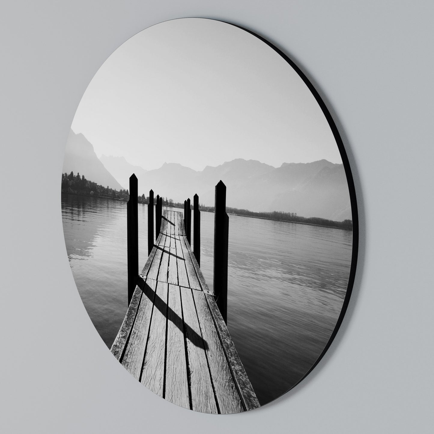 WALK INTO THE DEEP Round Wall Art