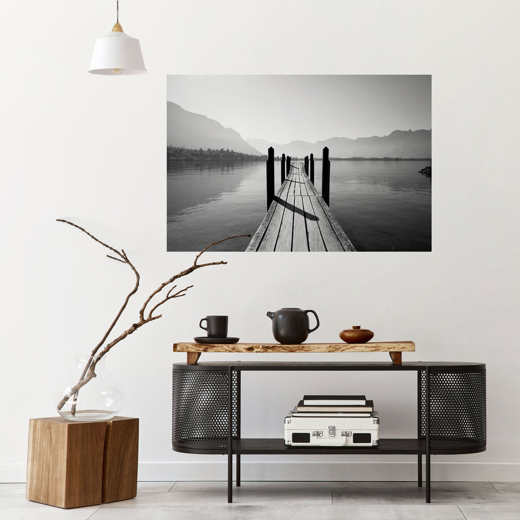 WALK INTO THE DEEP Peel and Stick Horizontal Poster