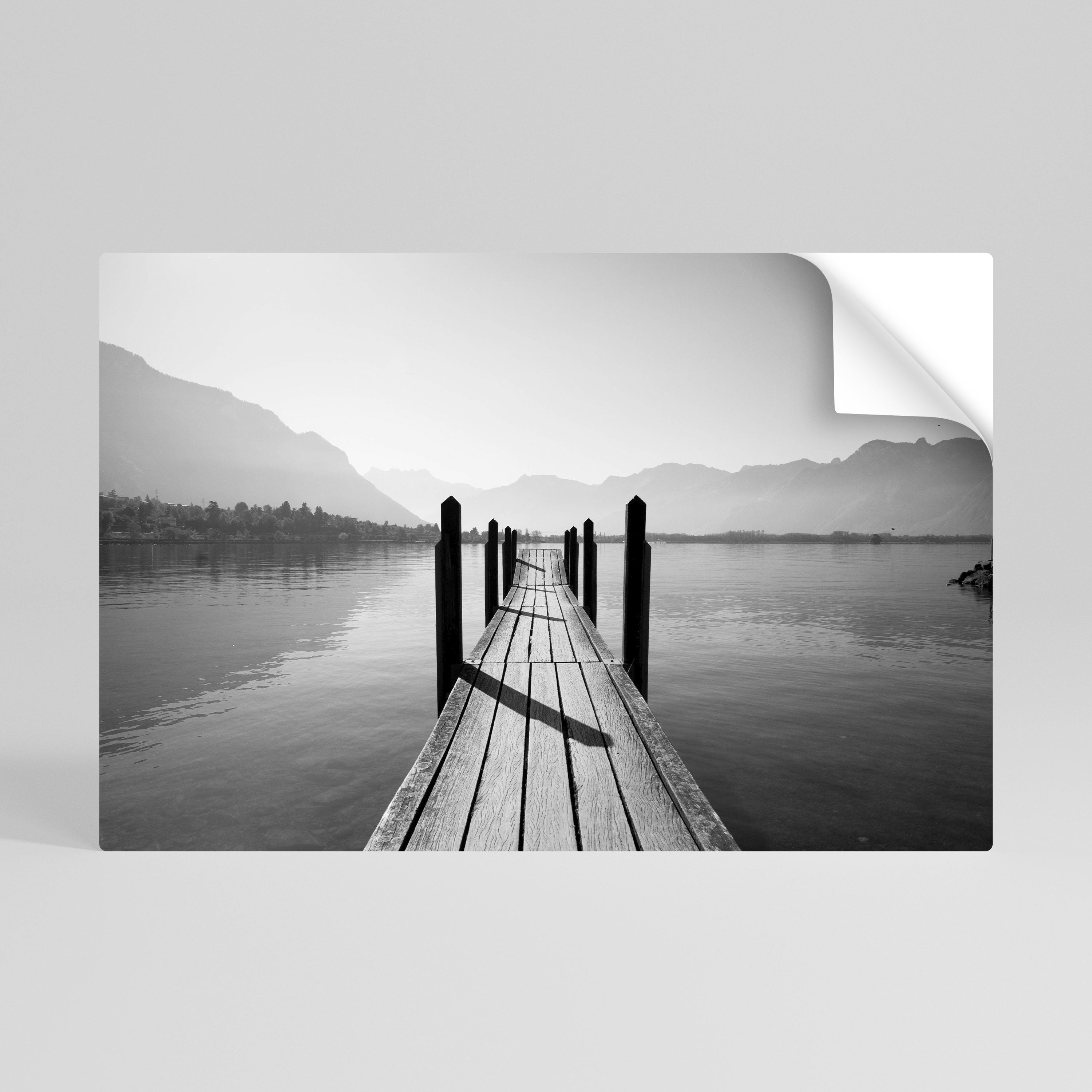 Affiche horizontale autocollante WALK INTO THE DEEP