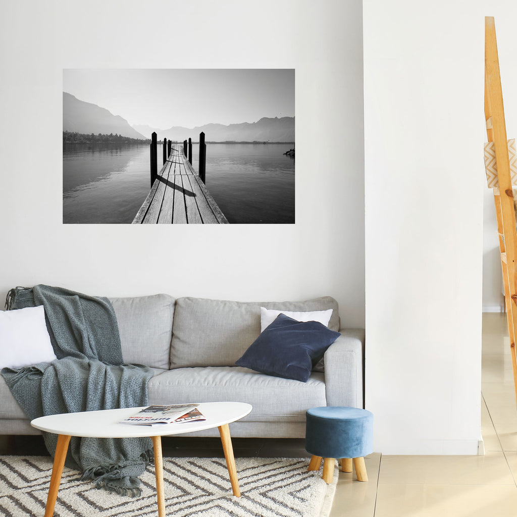 WALK INTO THE DEEP Peel and Stick Horizontal Poster