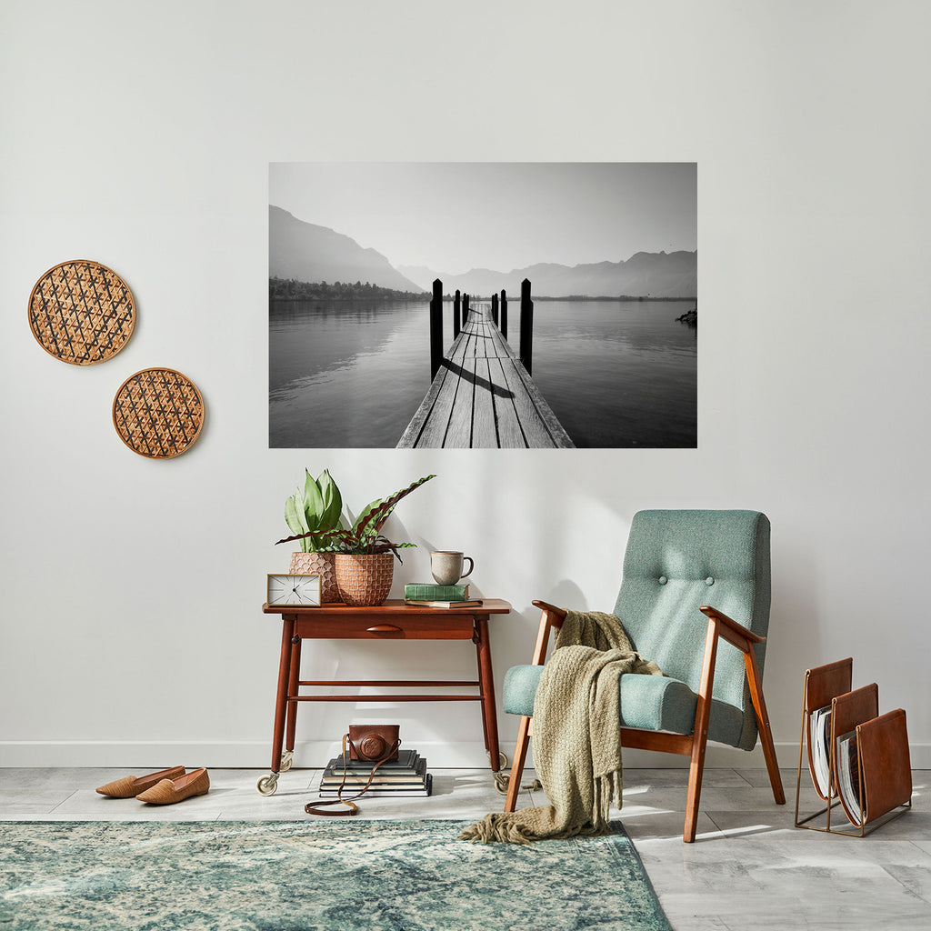 WALK INTO THE DEEP Peel and Stick Horizontal Poster
