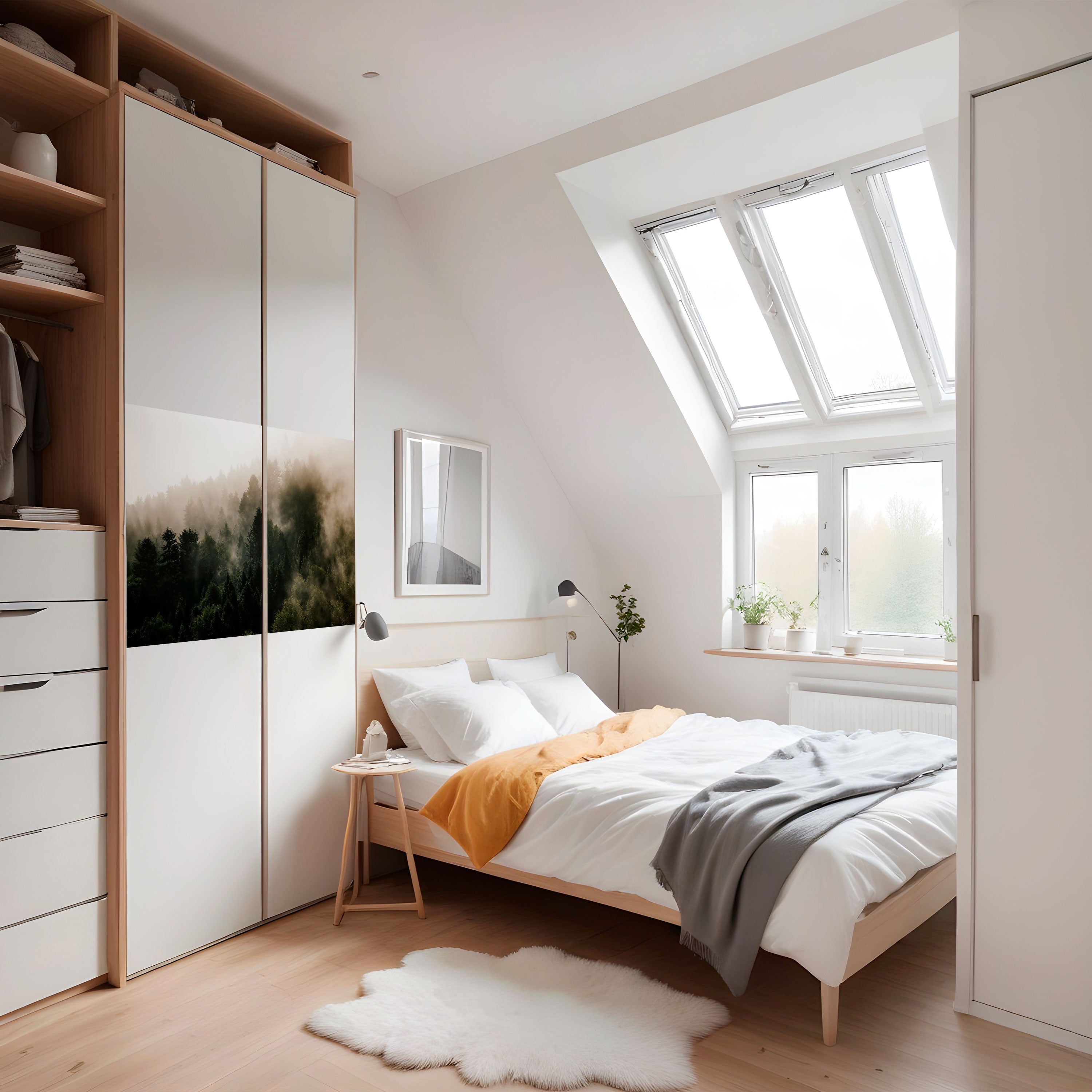 Affiche horizontale autocollante MISTY HIGHLANDS