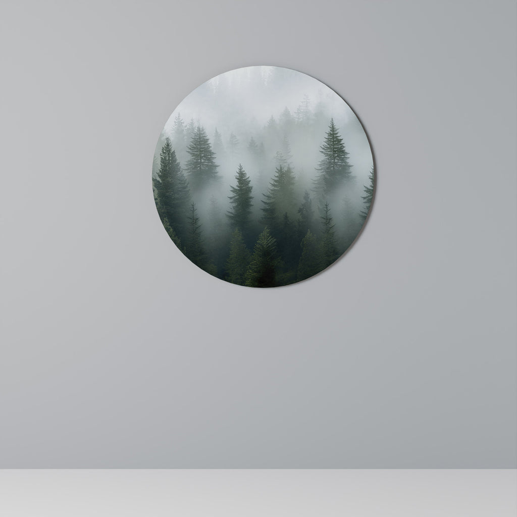 Décoration murale ronde FOGGY CREST