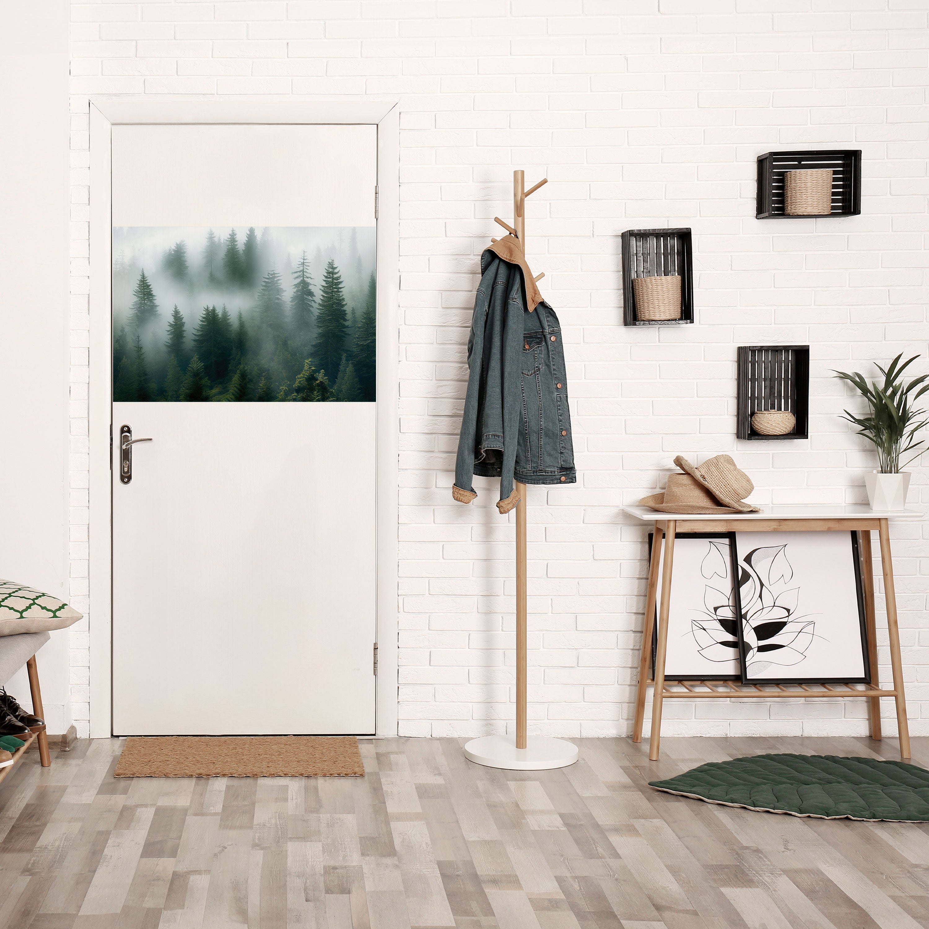 Affiche horizontale autocollante FOGGY CREST