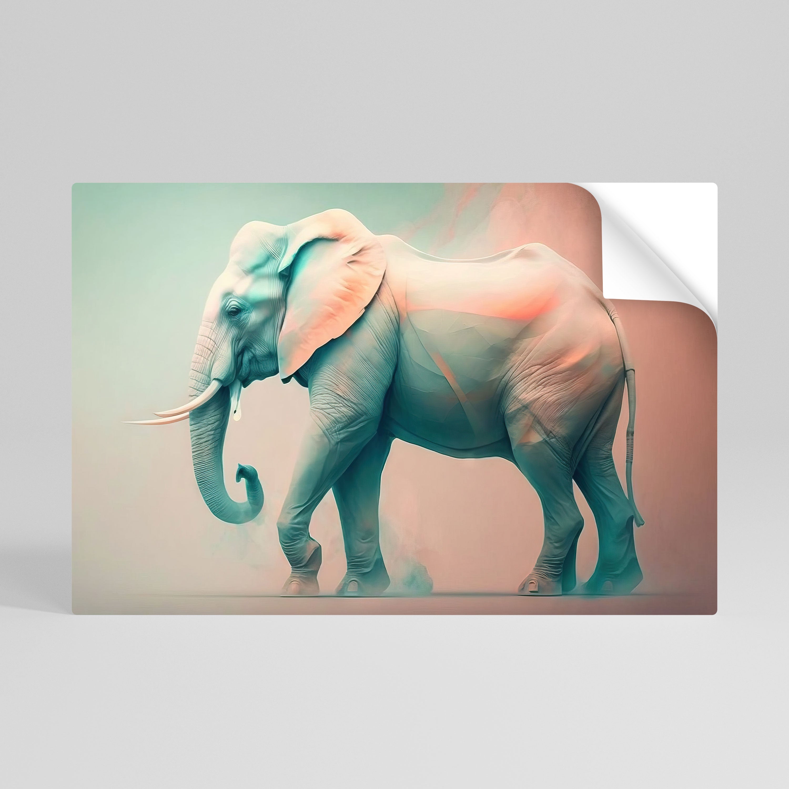 Affiche horizontale autocollante HOLO GIANT