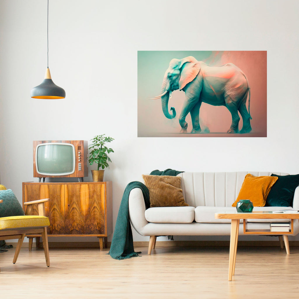 Affiche horizontale autocollante HOLO GIANT