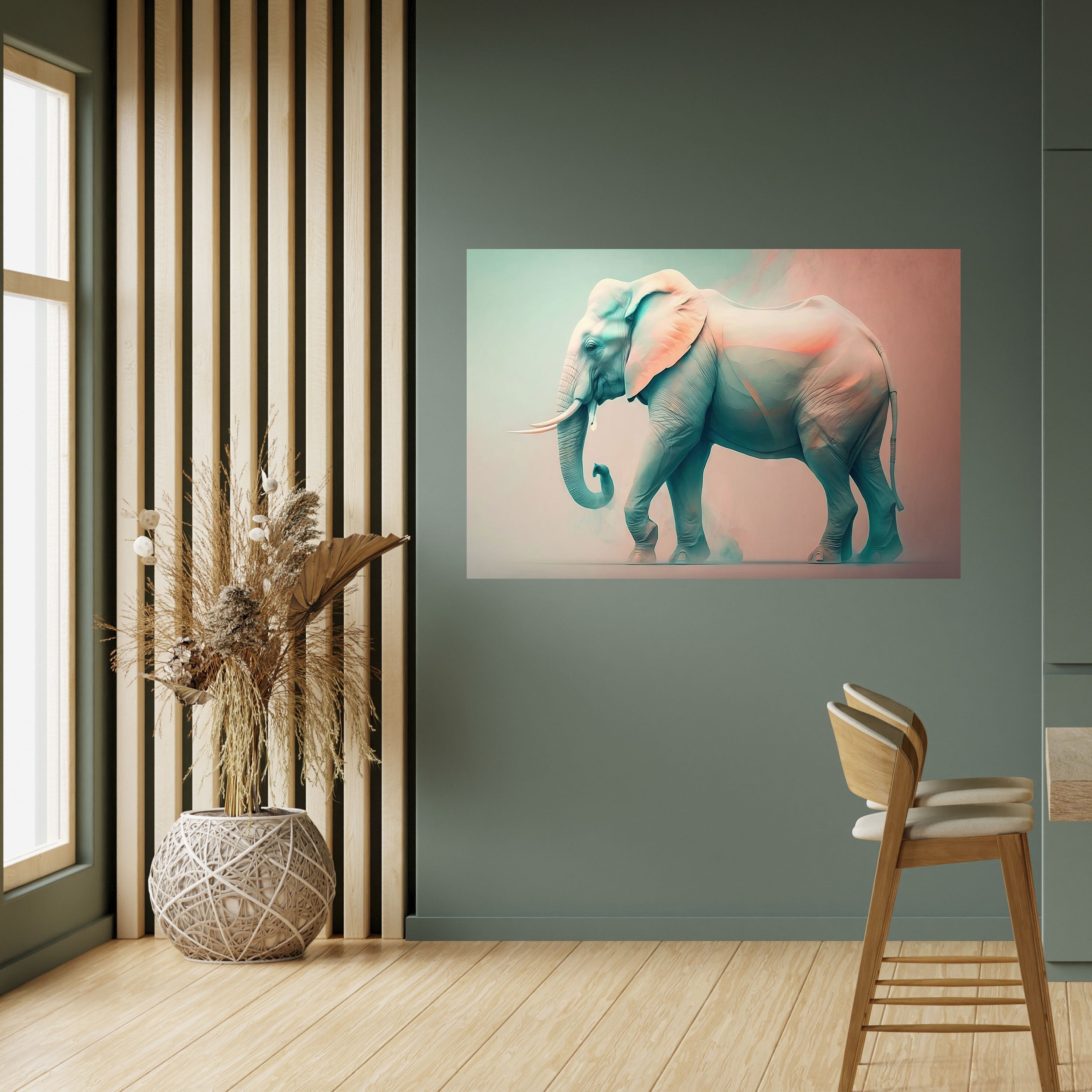 Affiche horizontale autocollante HOLO GIANT