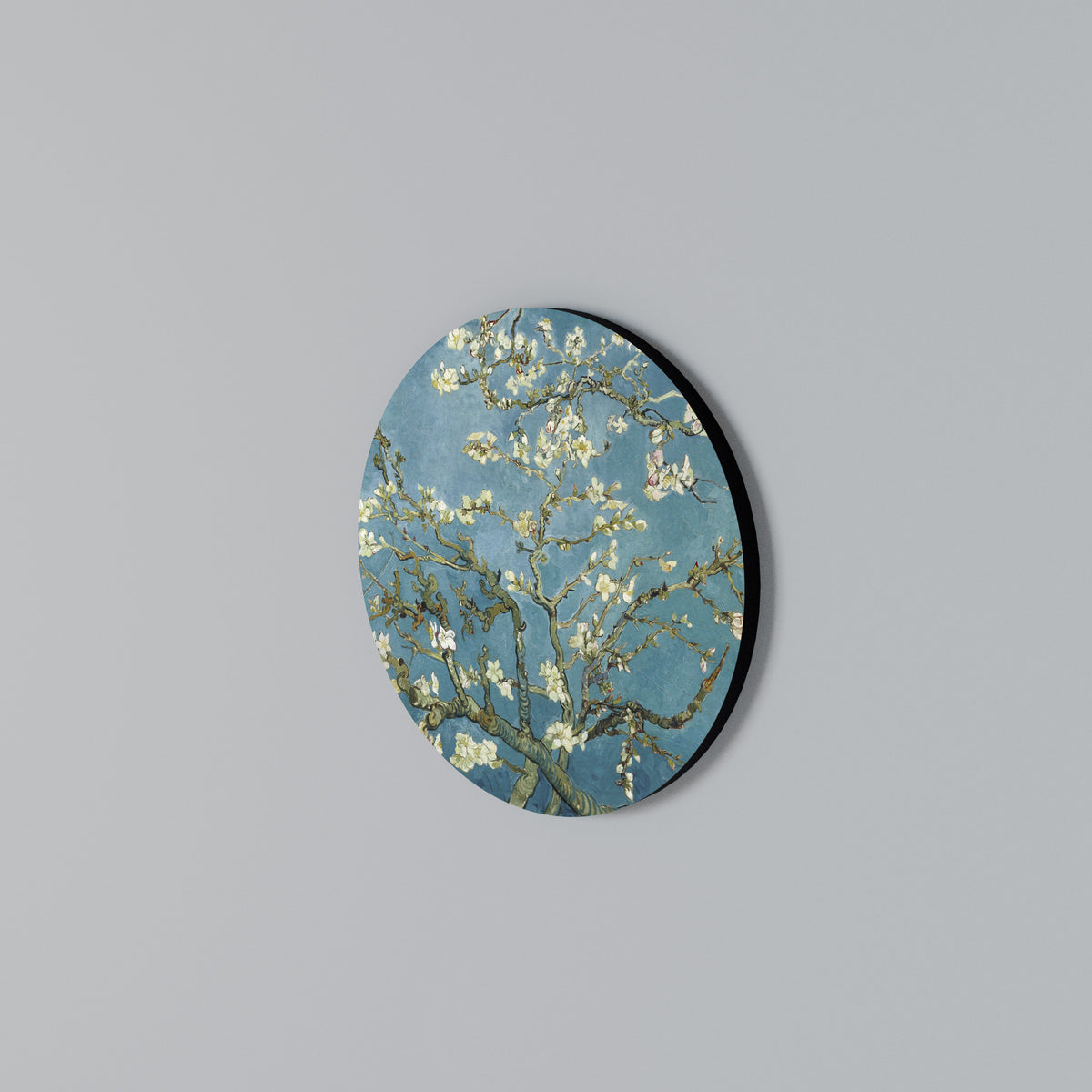 ALMOND BLOSSOM Round Wall Art