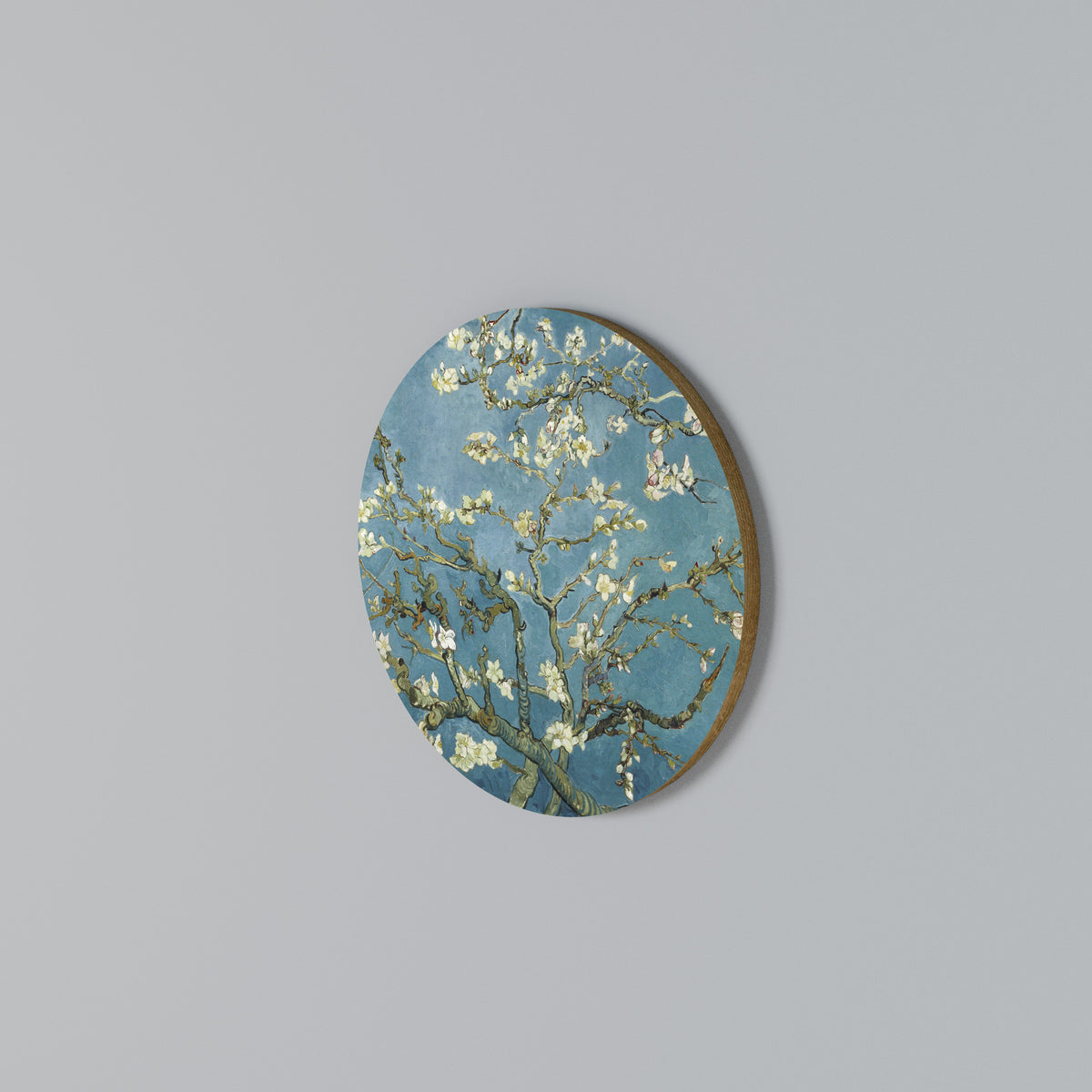 ALMOND BLOSSOM Round Wall Art