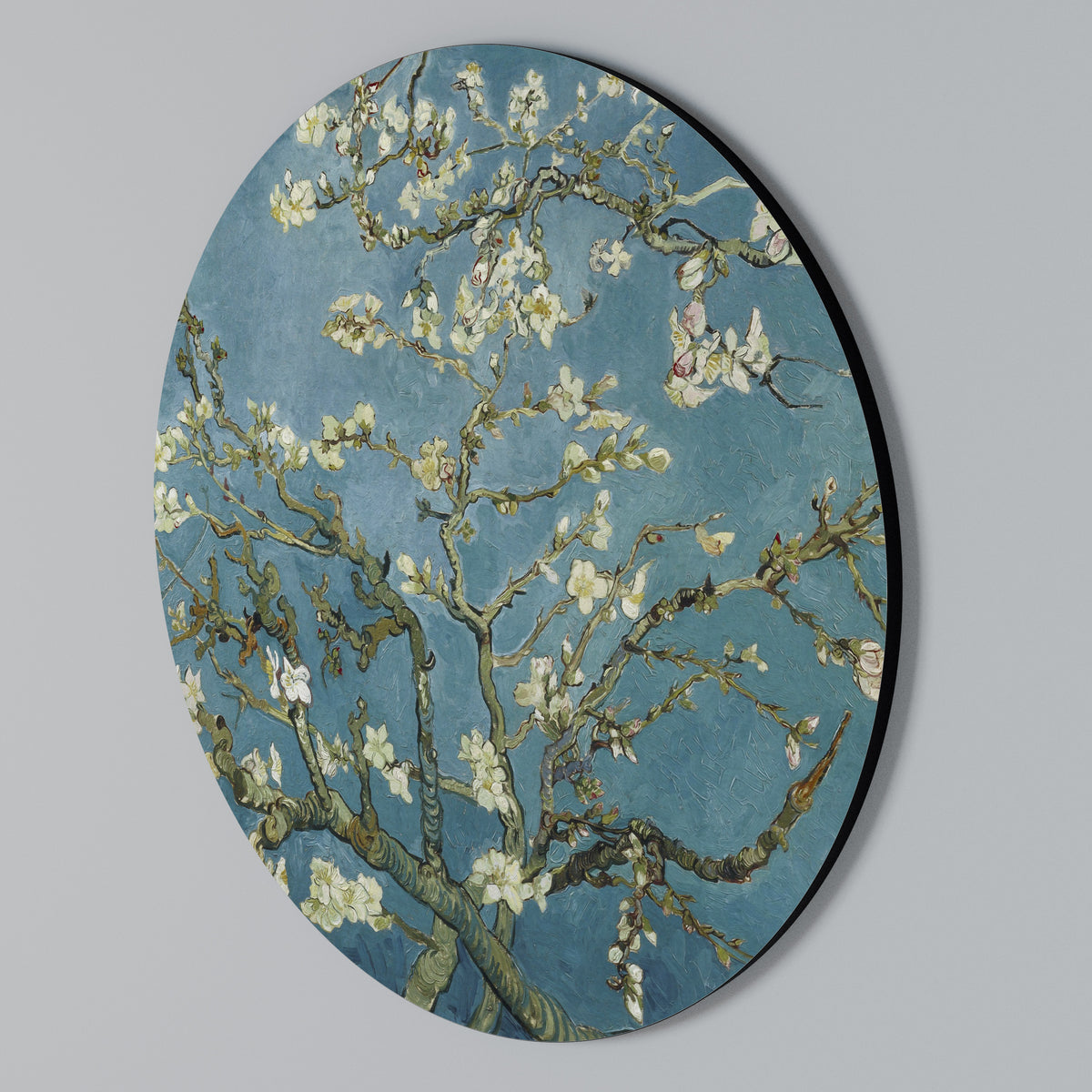 ALMOND BLOSSOM Round Wall Art