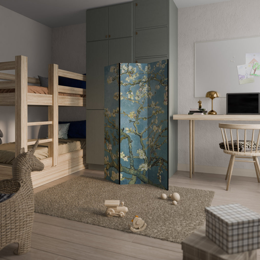 Paravent décoratif à 3 panneaux ALMOND BLOSSOM