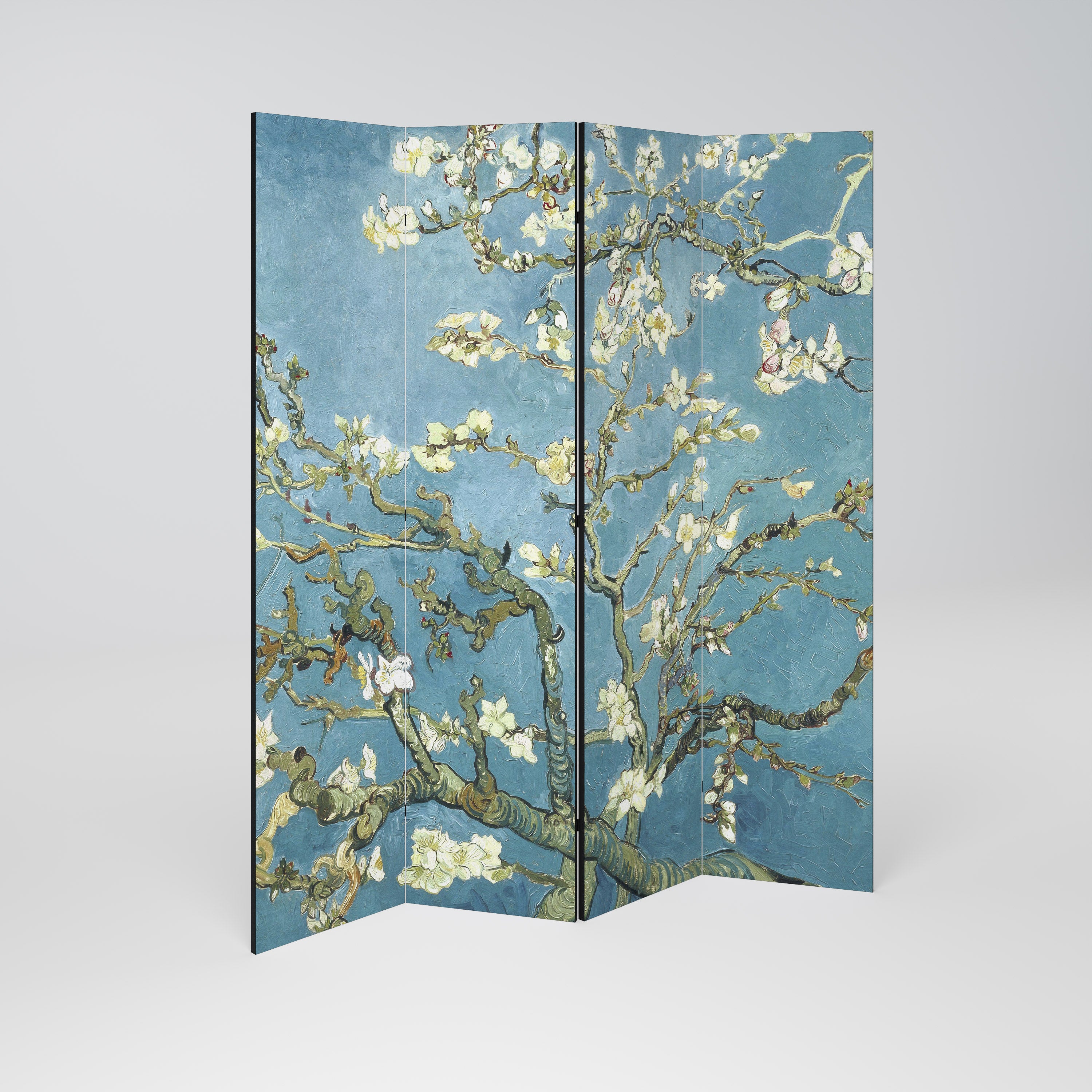 ALMOND BLOSSOM 4-Panel Room Divider