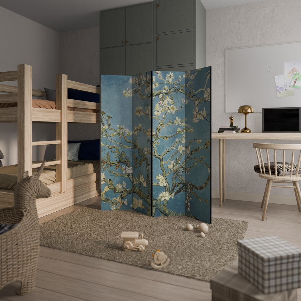 ALMOND BLOSSOM 4-Panel Room Divider