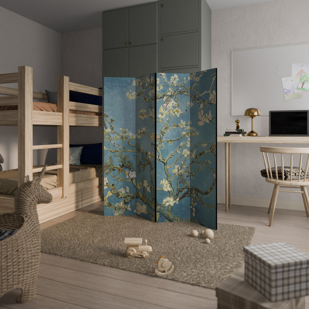 Paravent décoratif à 4 panneaux ALMOND BLOSSOM