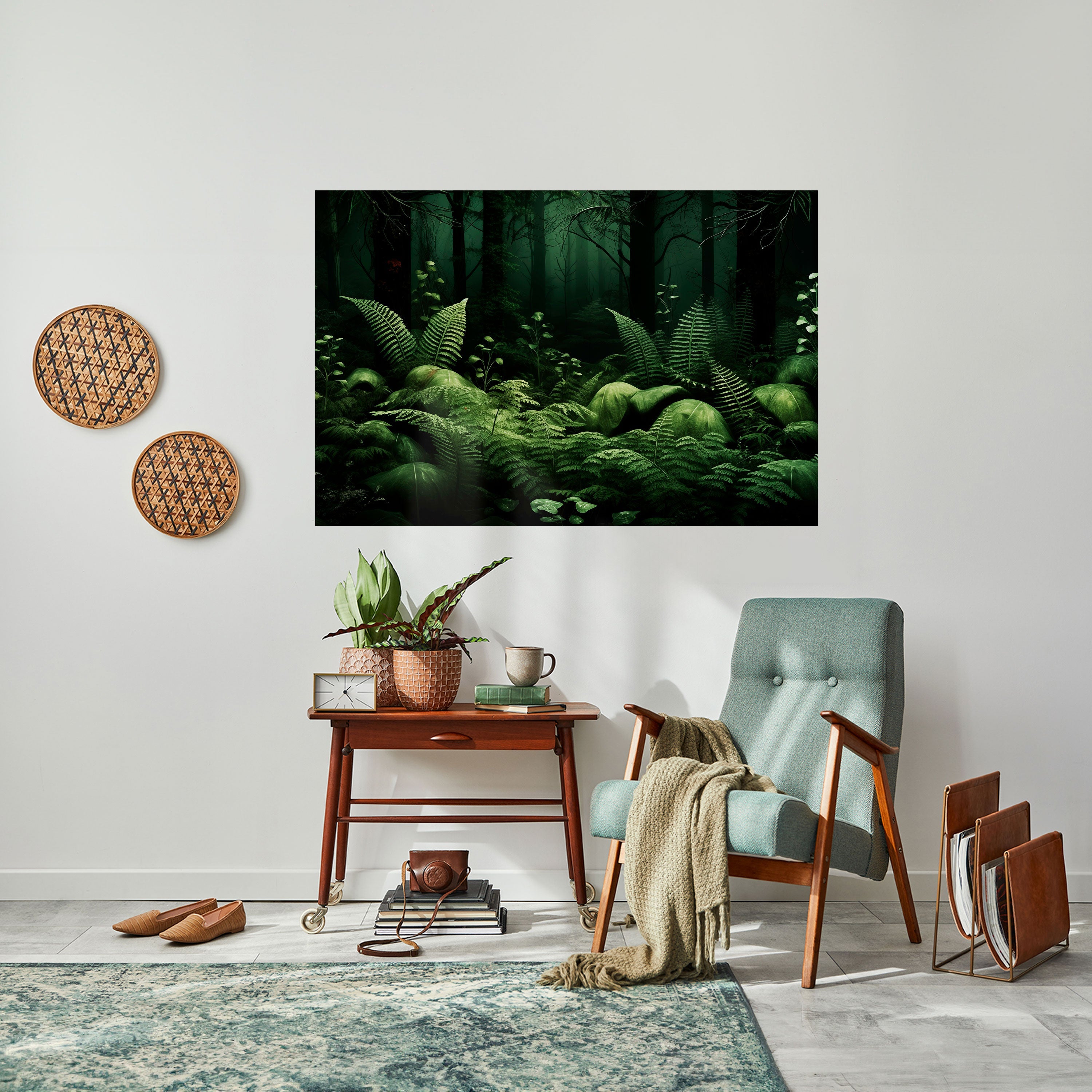 Affiche horizontale autocollante FORÊT DES RÊVES