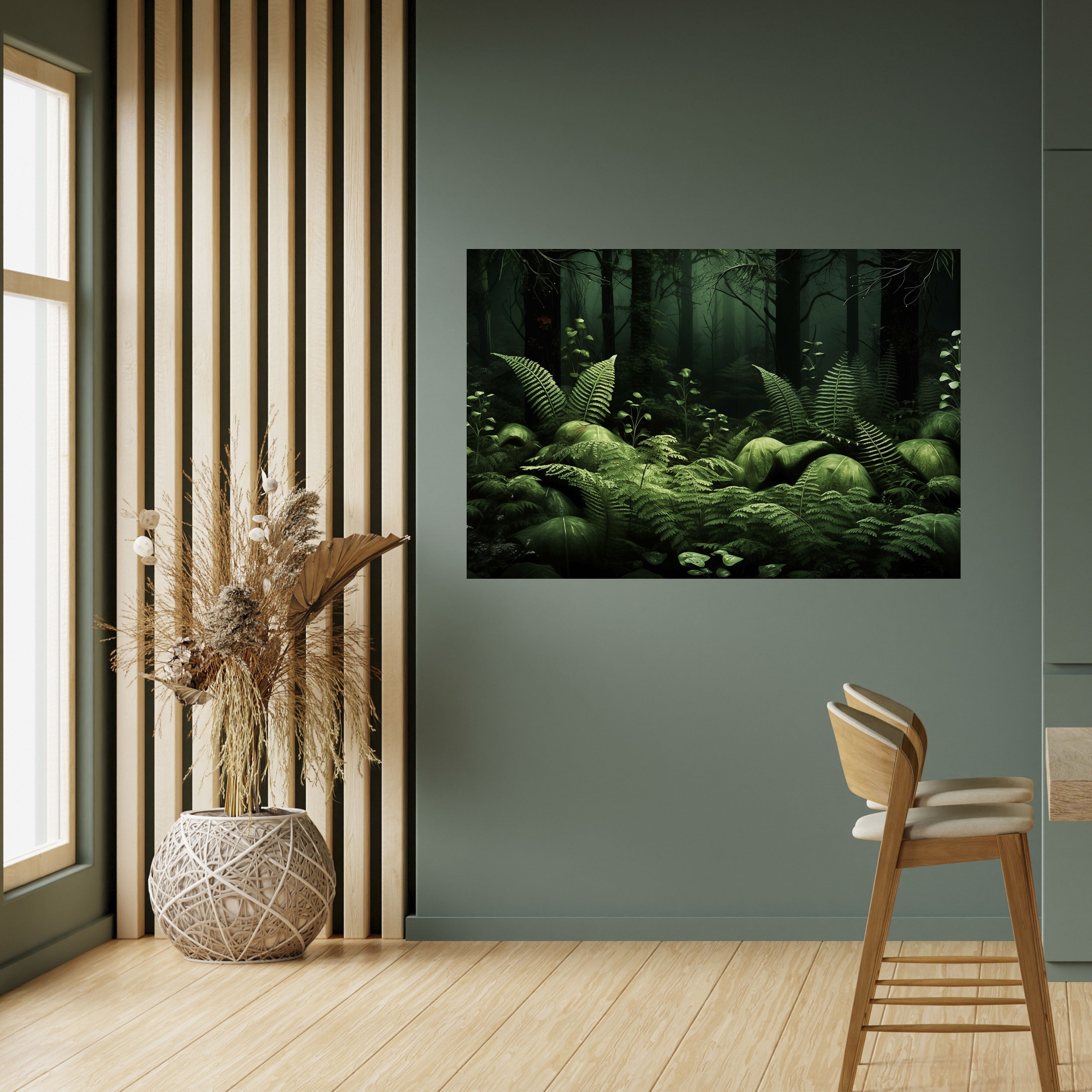 Affiche horizontale autocollante FORÊT DES RÊVES