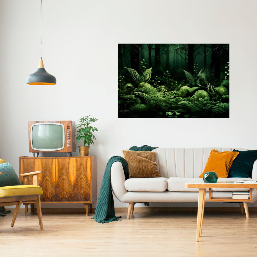 Affiche horizontale autocollante FORÊT DES RÊVES