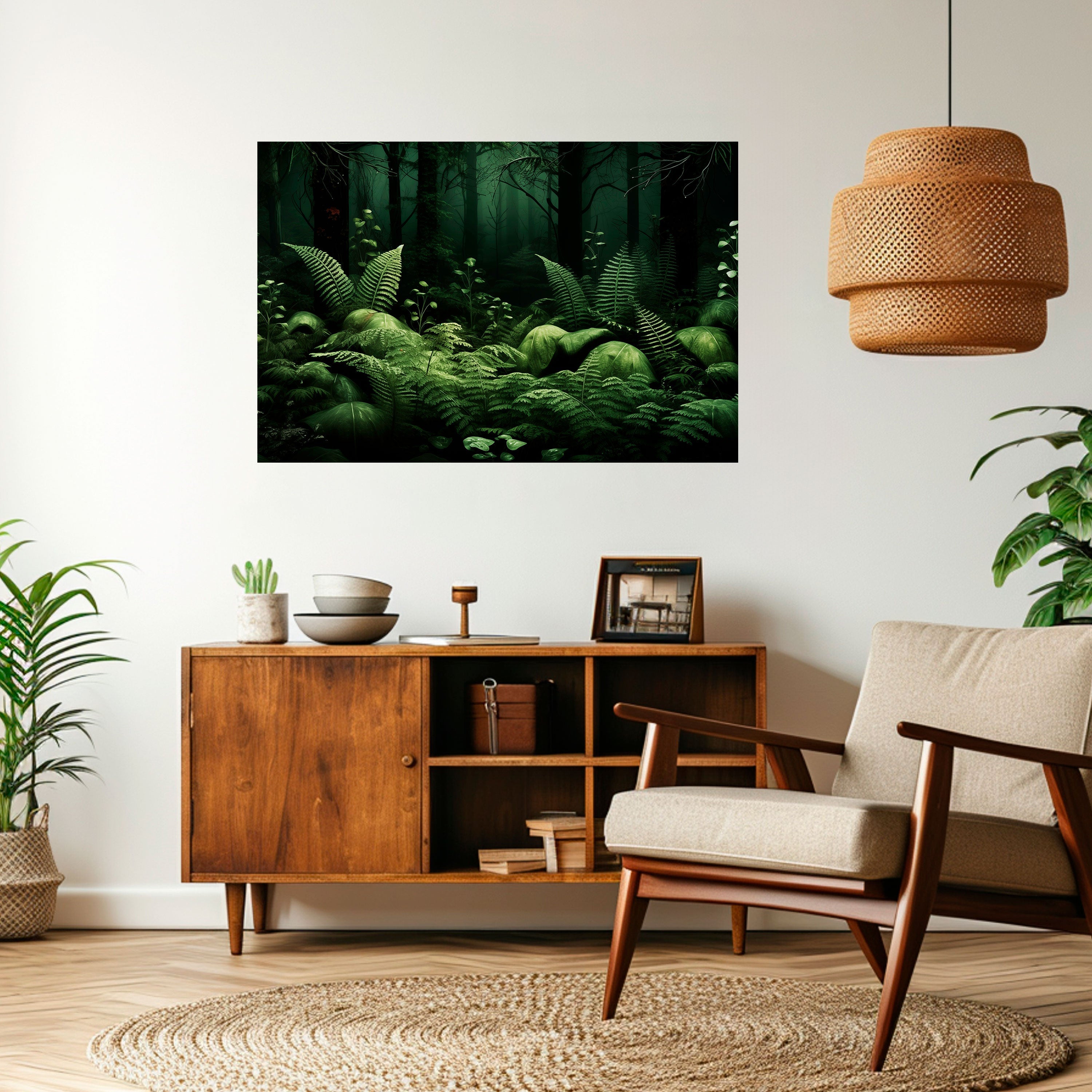 Affiche horizontale autocollante FORÊT DES RÊVES