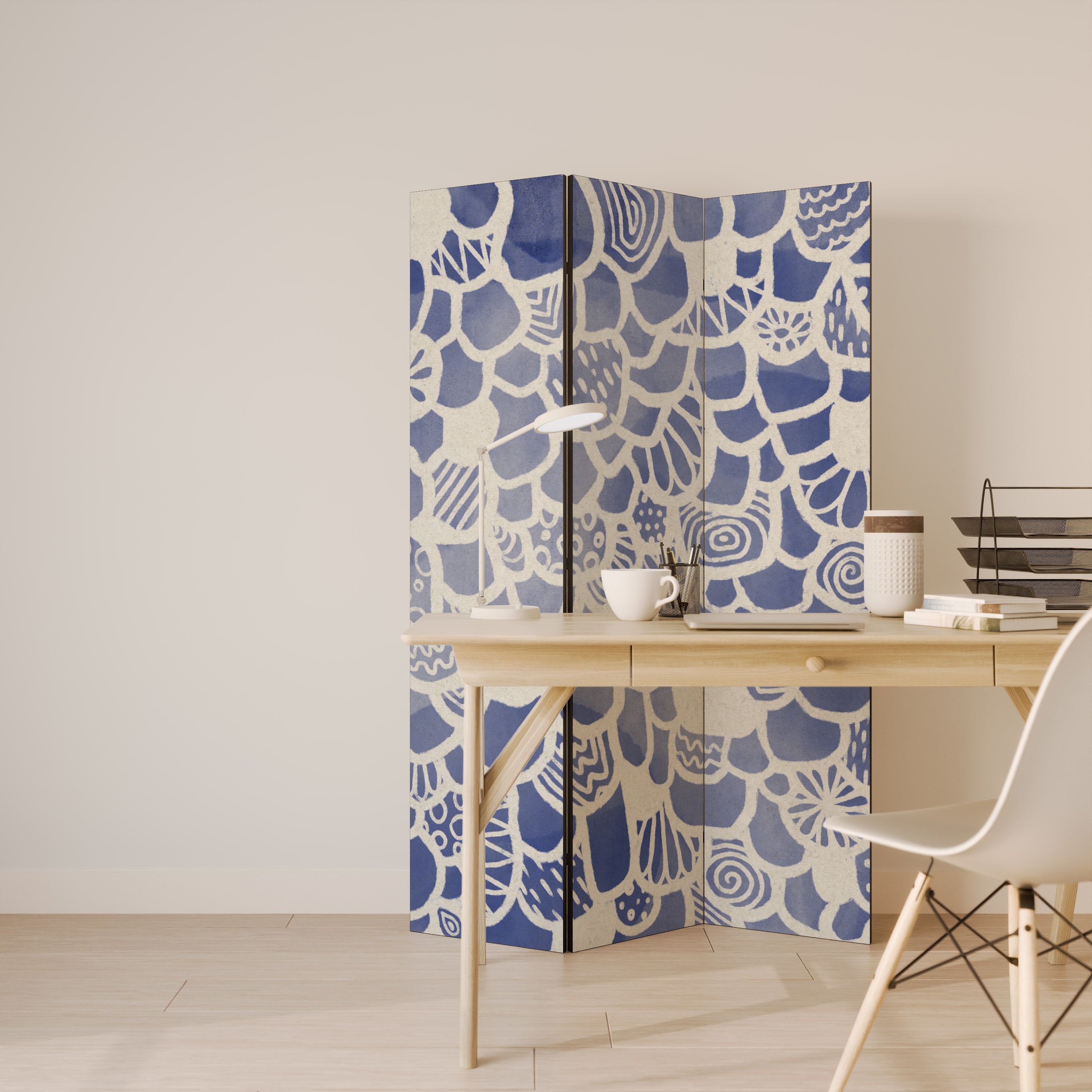 SAPHIRE TESSERA 3-Panel Room Divider