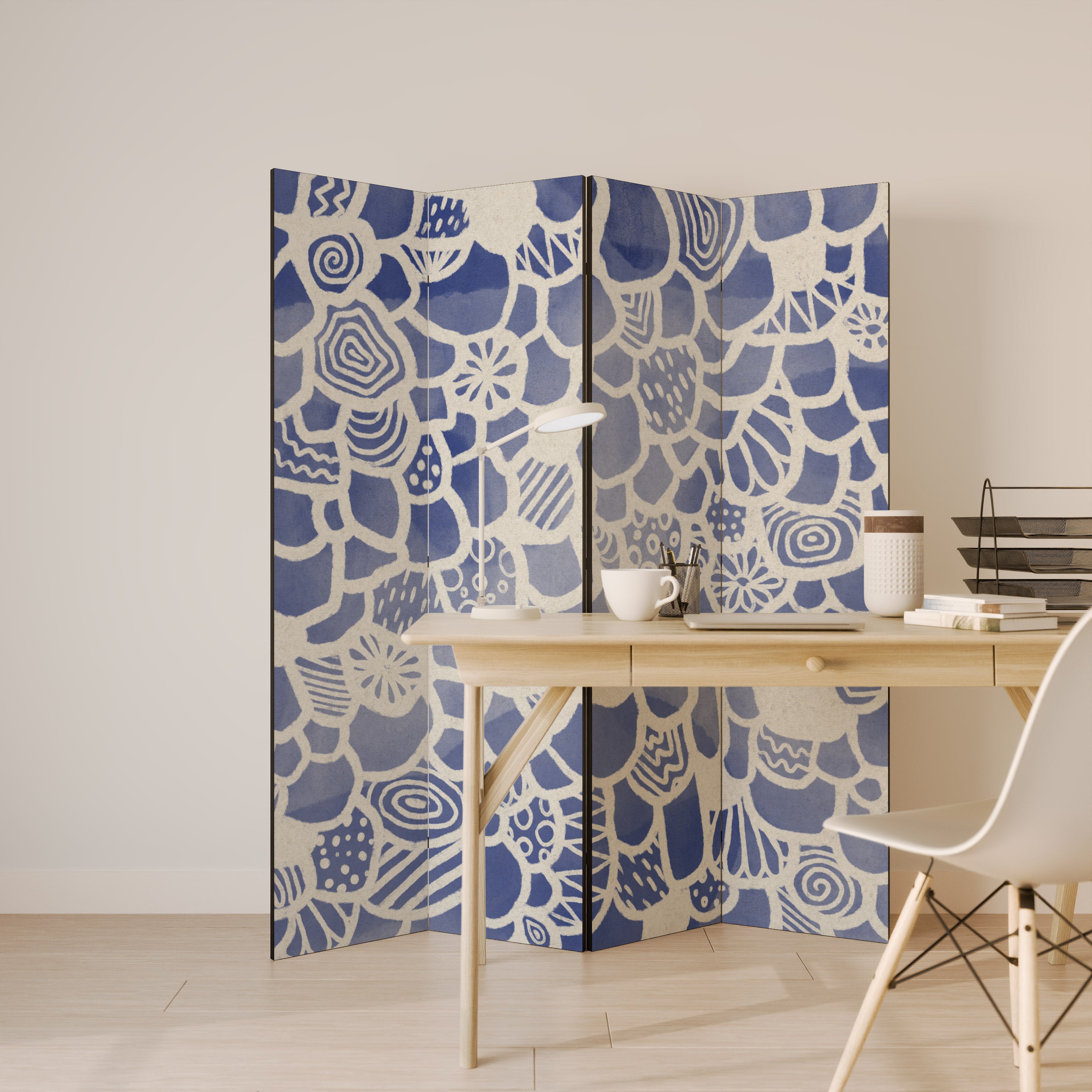 SAPHIRE TESSERA 4-Panel Room Divider