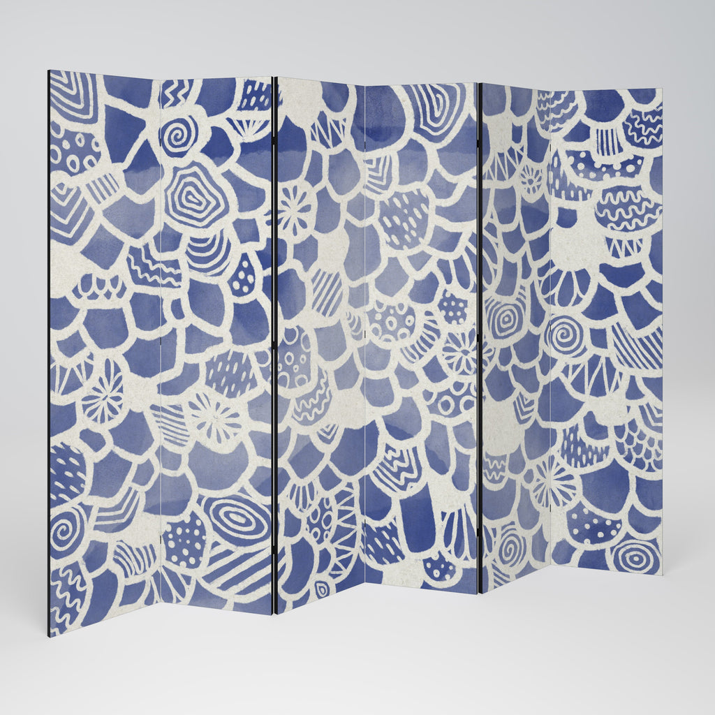 SAPHIRE Séparateur de pièce décoratif à 6 panneaux TESSERA