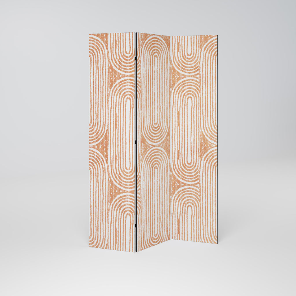 GEOMETRIC GLEAM 3-Panel Room Divider