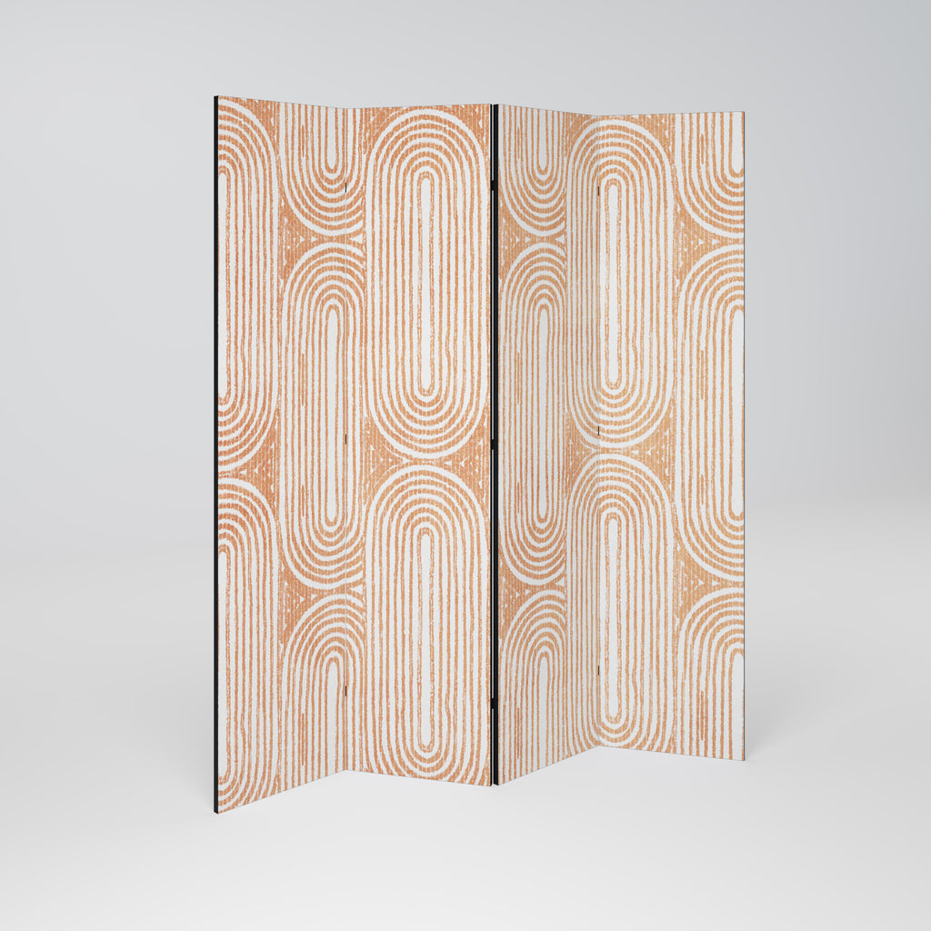 GEOMETRIC GLEAM 4-Panel Room Divider