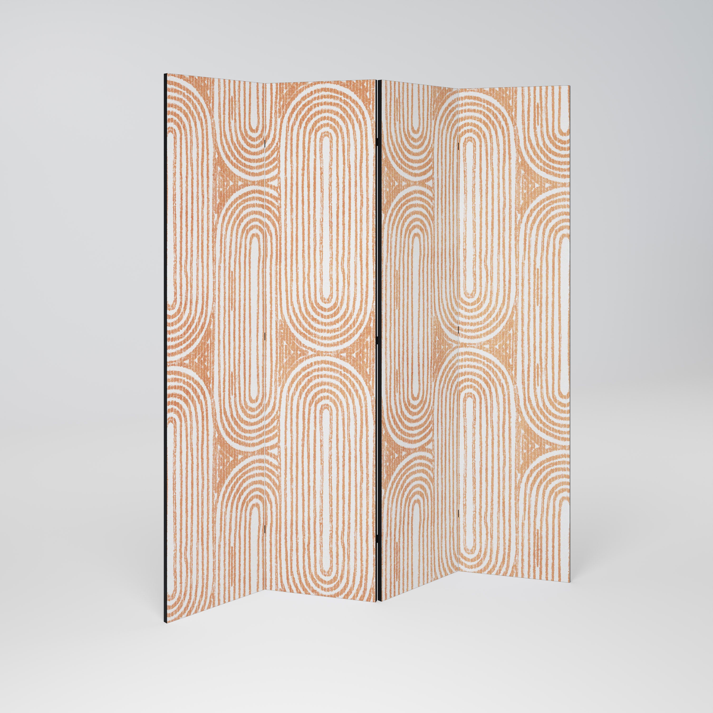 GEOMETRIC GLEAM 4-Panel Room Divider