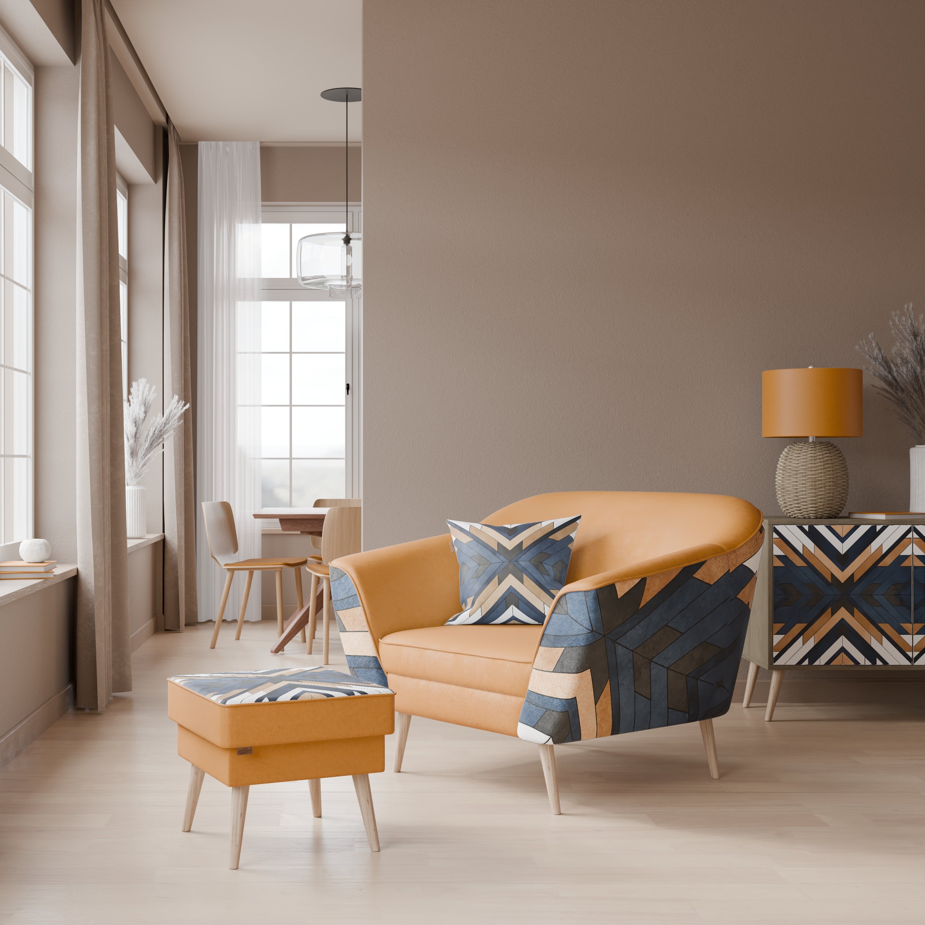 ARTFUL GEOMETRY AURORA Armchair