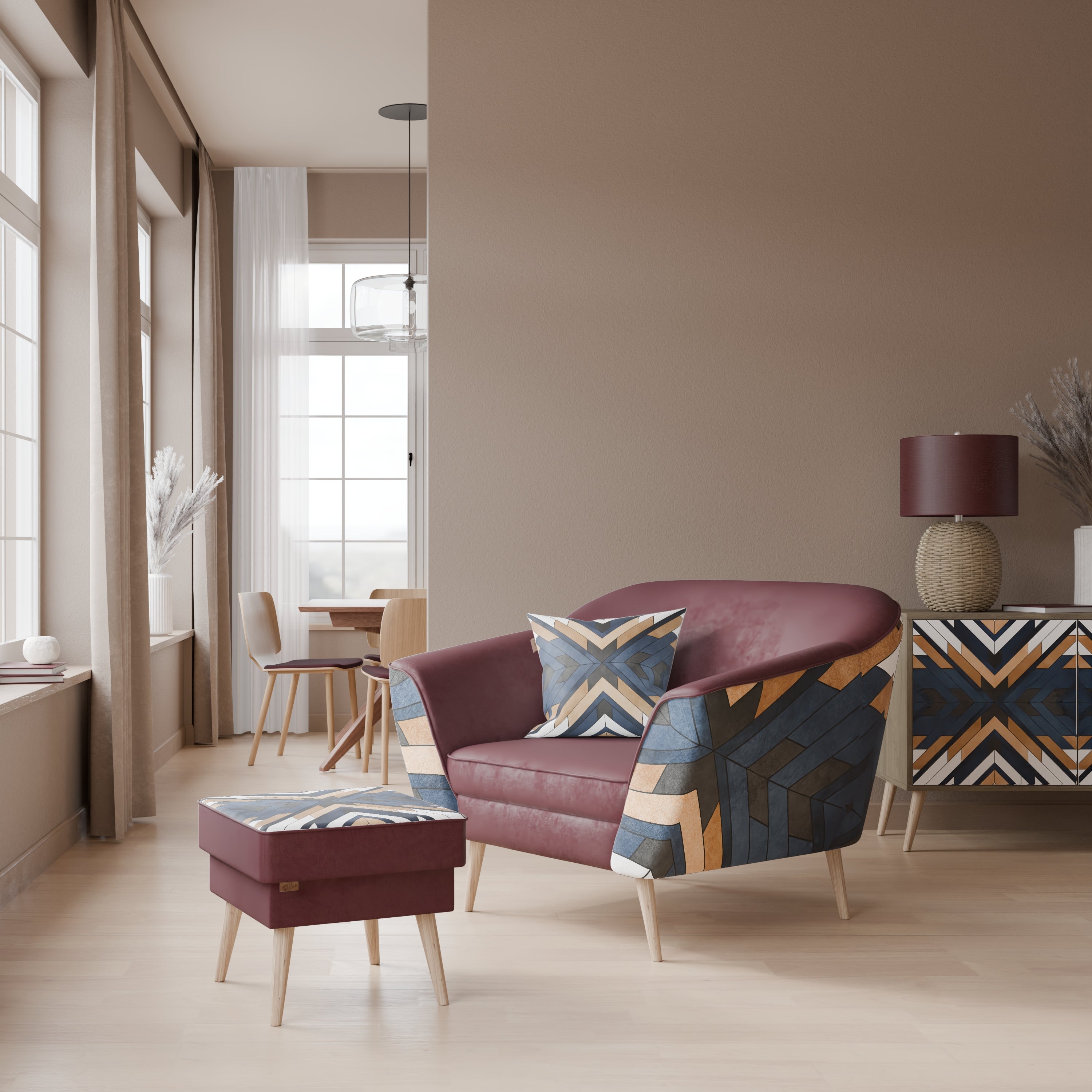 ARTFUL GEOMETRY AURORA Armchair