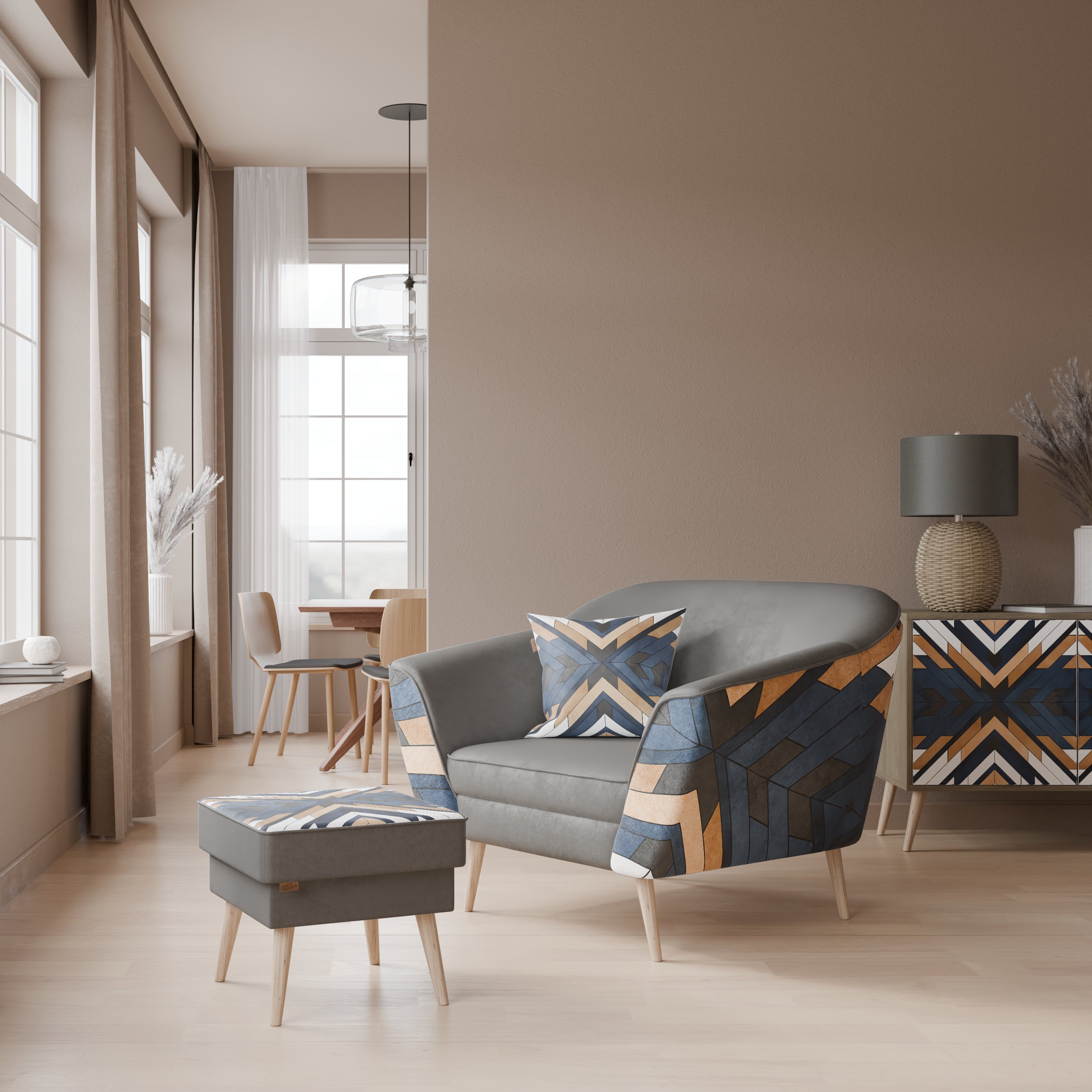 ARTFUL GEOMETRY AURORA Armchair