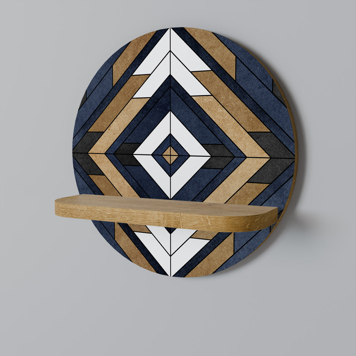 ARTFUL GEOMETRY Art Shelf