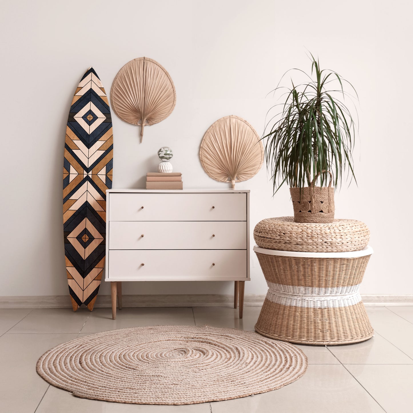 ARTFUL GEOMETRY Surfboard Decorative Panel